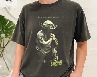 Vintage Star Wars Yoda T Shirt | Vintage Star Wars Tee, Empire