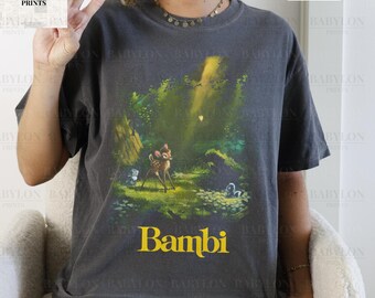 Vintage Disney Bambi Shirt: Bambi and Friends Disney T-shirt