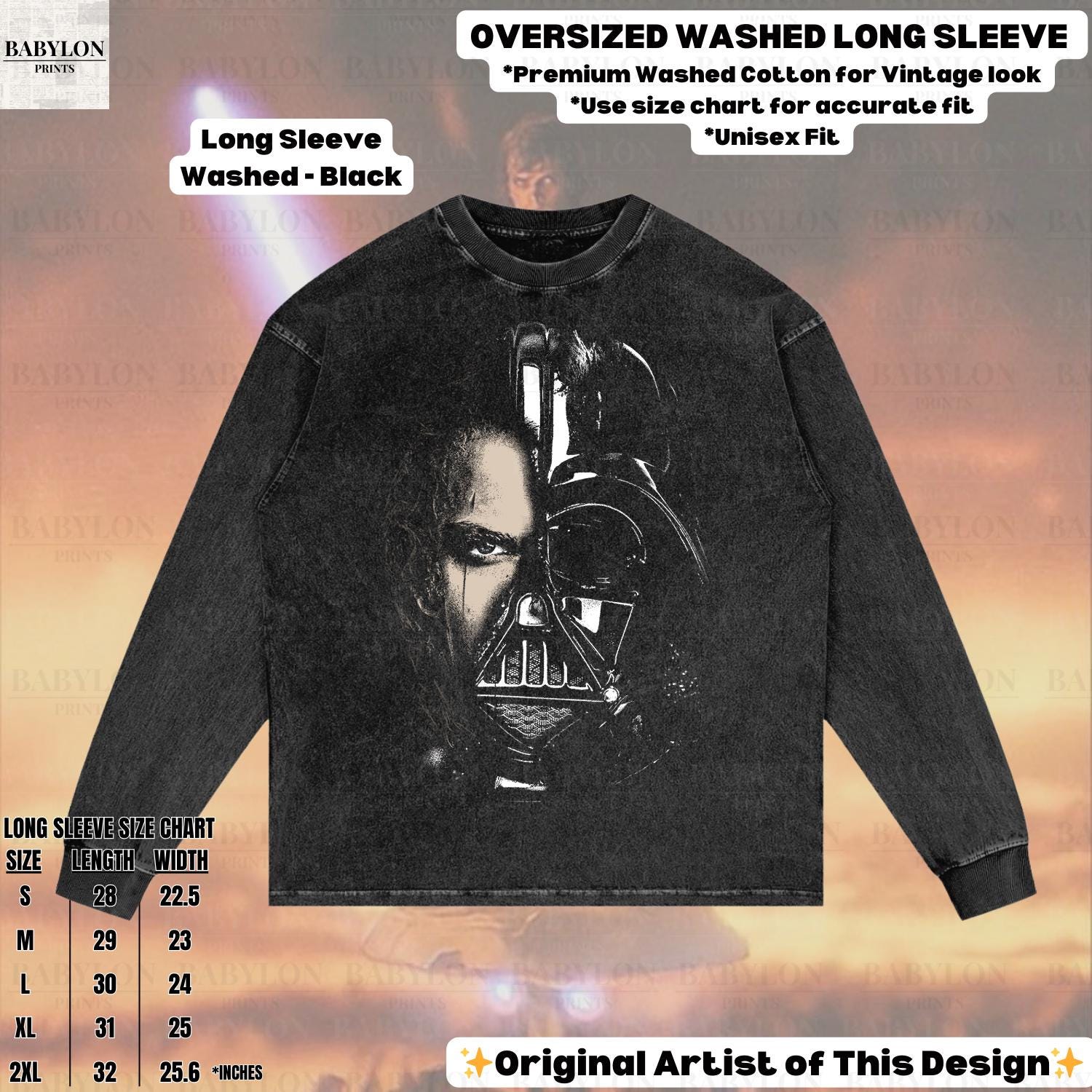 Oversized Anakin Darth Vader Star Wars Shirt: Star Wars Anakin