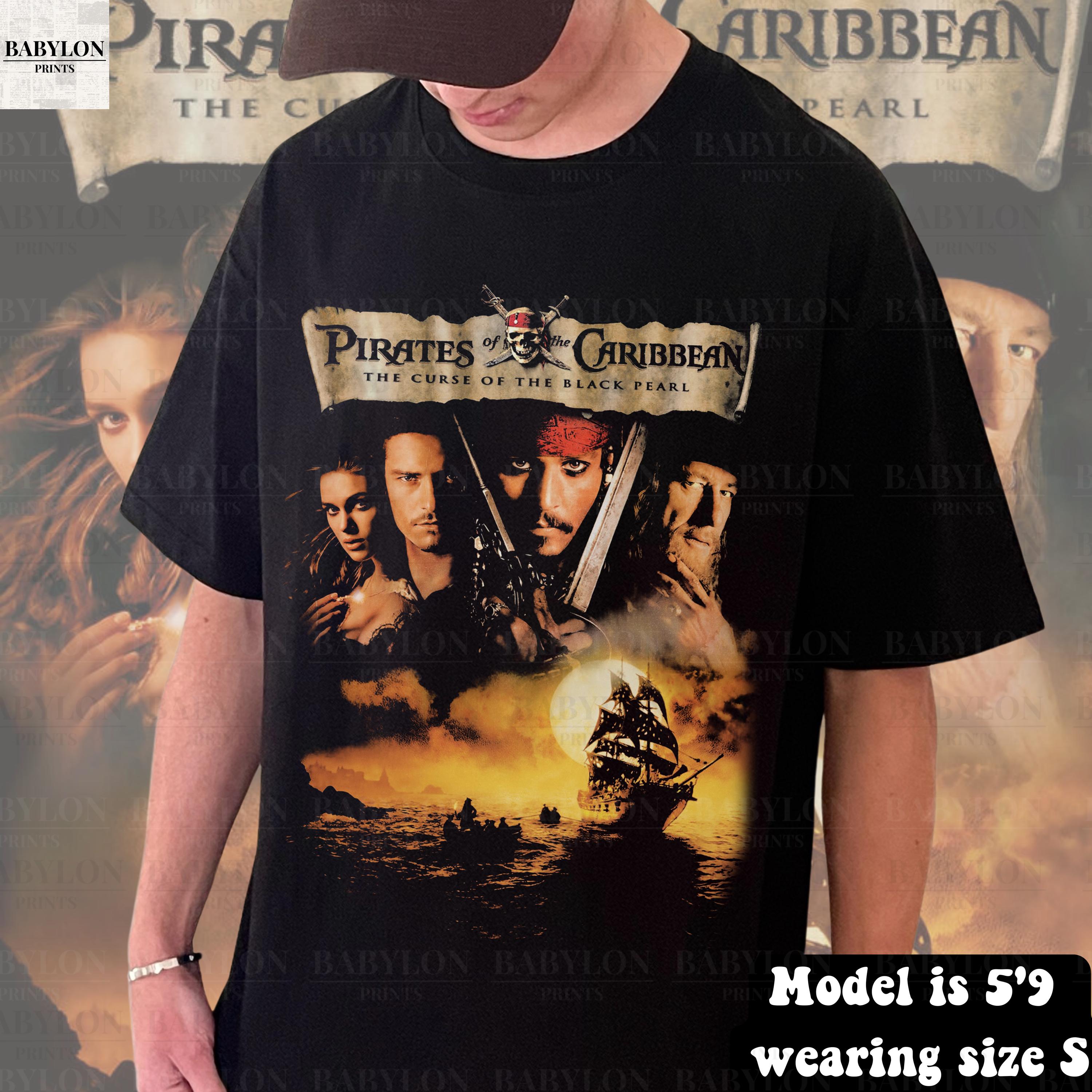 Oversized Pirates of the Caribbean Curse of the Black Pearl T