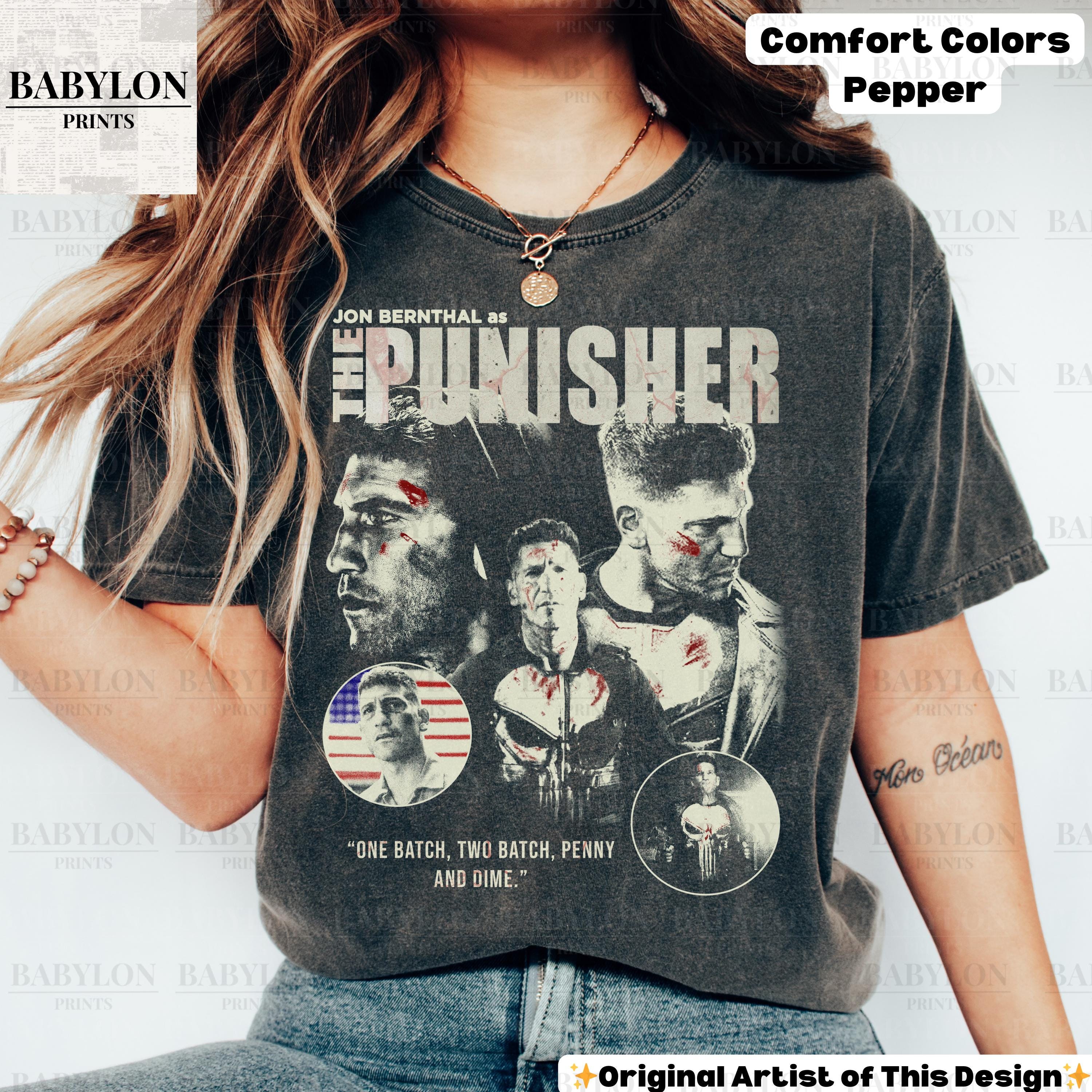 das Punisher Shirt Vintage Jon Bernthal Punisher Show Shirt Frank Castle Shirt Daredevil Wiedergeboren Marvel Shirt Punisher Geschenk für Papa