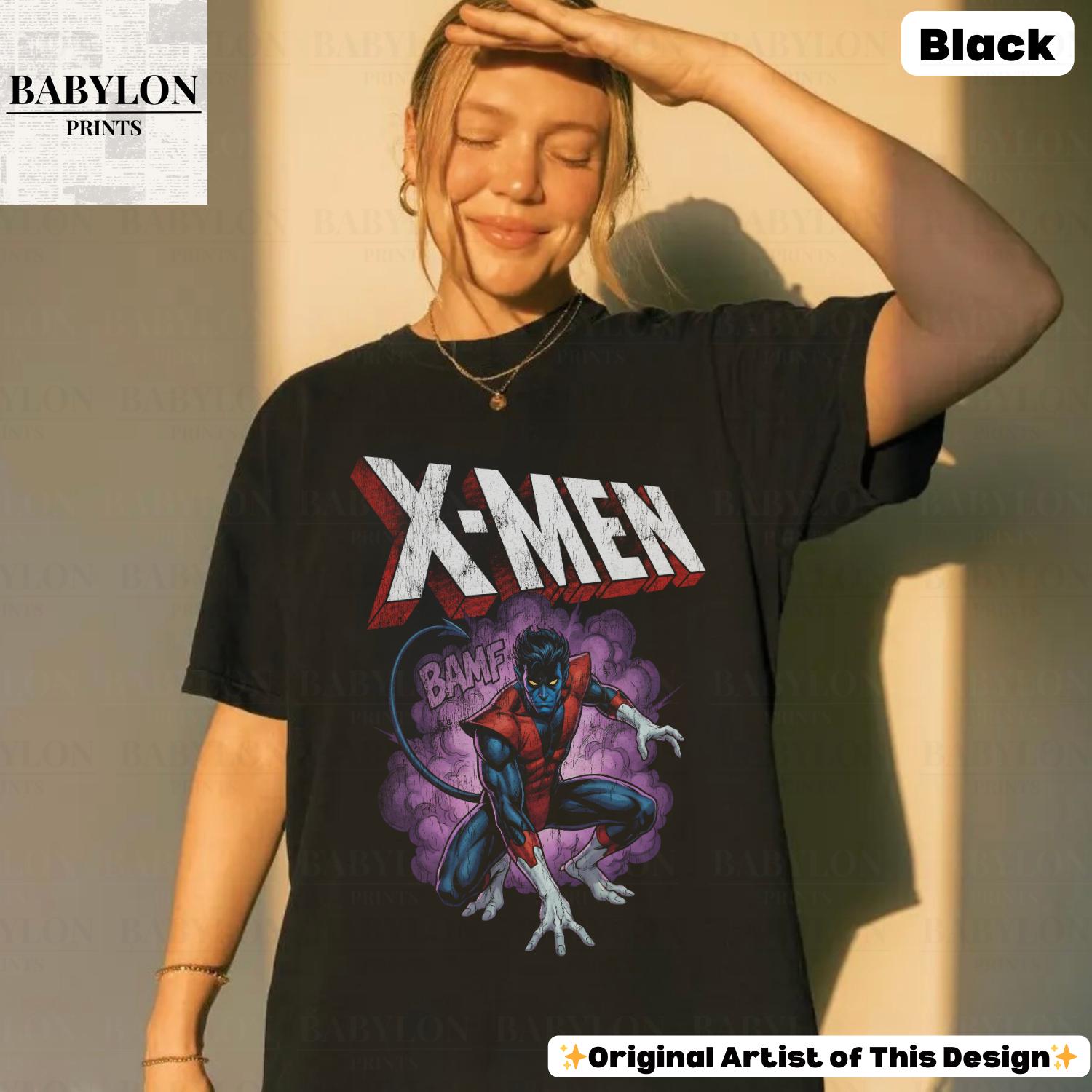 Marvel Nightcrawler X-men Shirt: Vintage Marvel Mutant Tee, Marvel