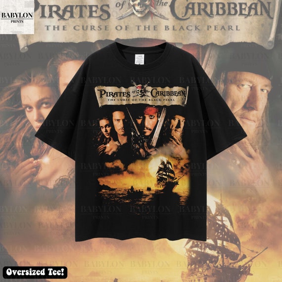 Oversized Pirates of the Caribbean Curse of the Black Pearl T