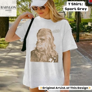 Vintage Star Wars Chewbacca T-shirt: Chewbacca Star Wars Hoodie, Star Wars Sweatshirt, Empire Strikes Back T-shirt, Disneyworld Star Wars-present bild 12