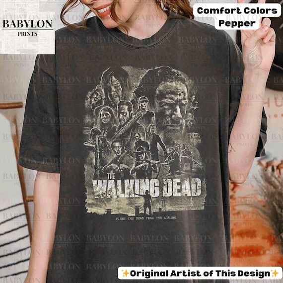 【日本未発売】ウォーキング・デッド Tシャツ リック＆ダリル 海外限定 M ウォーキング・デッド グループTシャツ TWDシャツ、ダリル・ディクソン