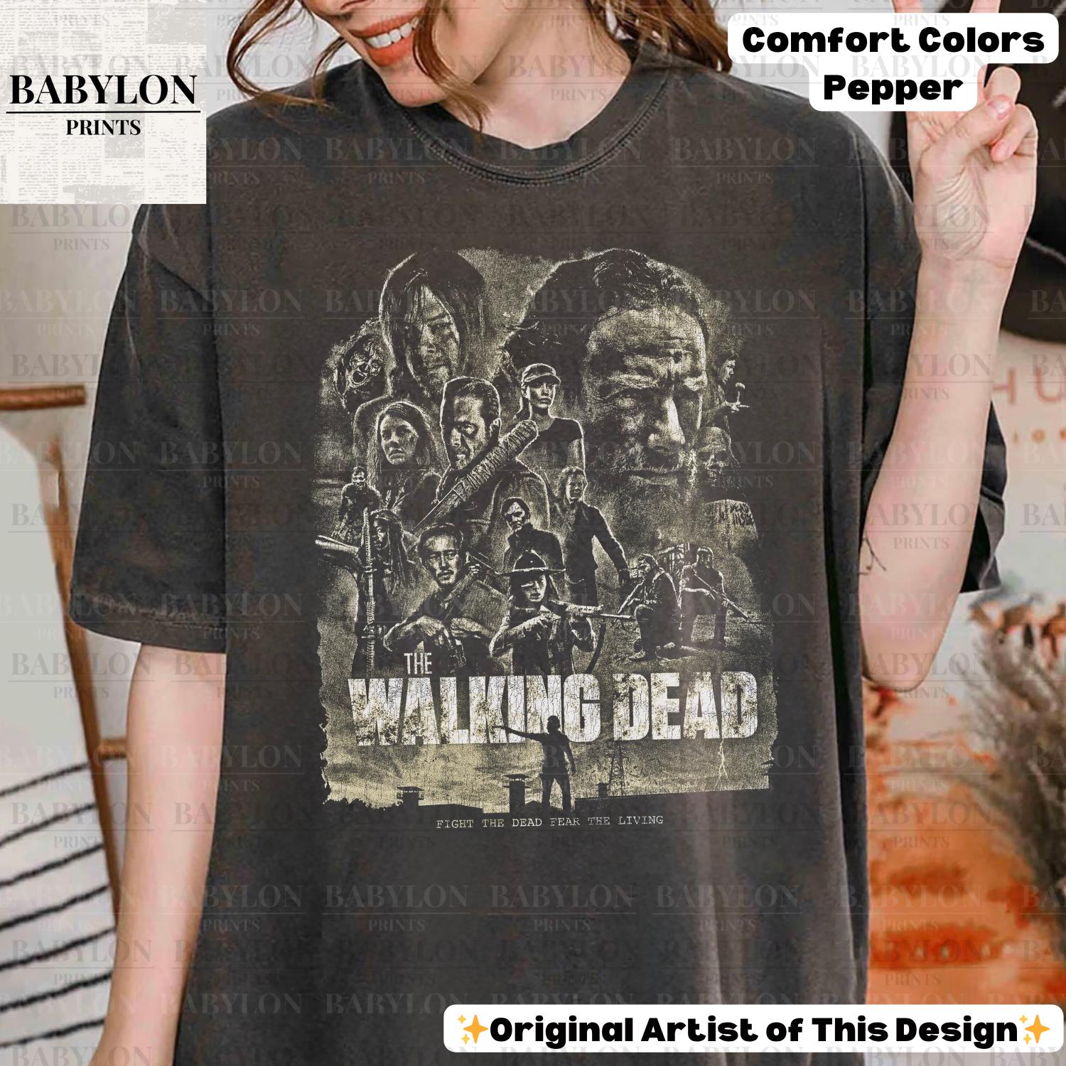 【日本未発売】ウォーキング・デッド Tシャツ リック＆ダリル 海外限定 M ウォーキング・デッド グループTシャツ TWDシャツ、ダリル・ディクソン