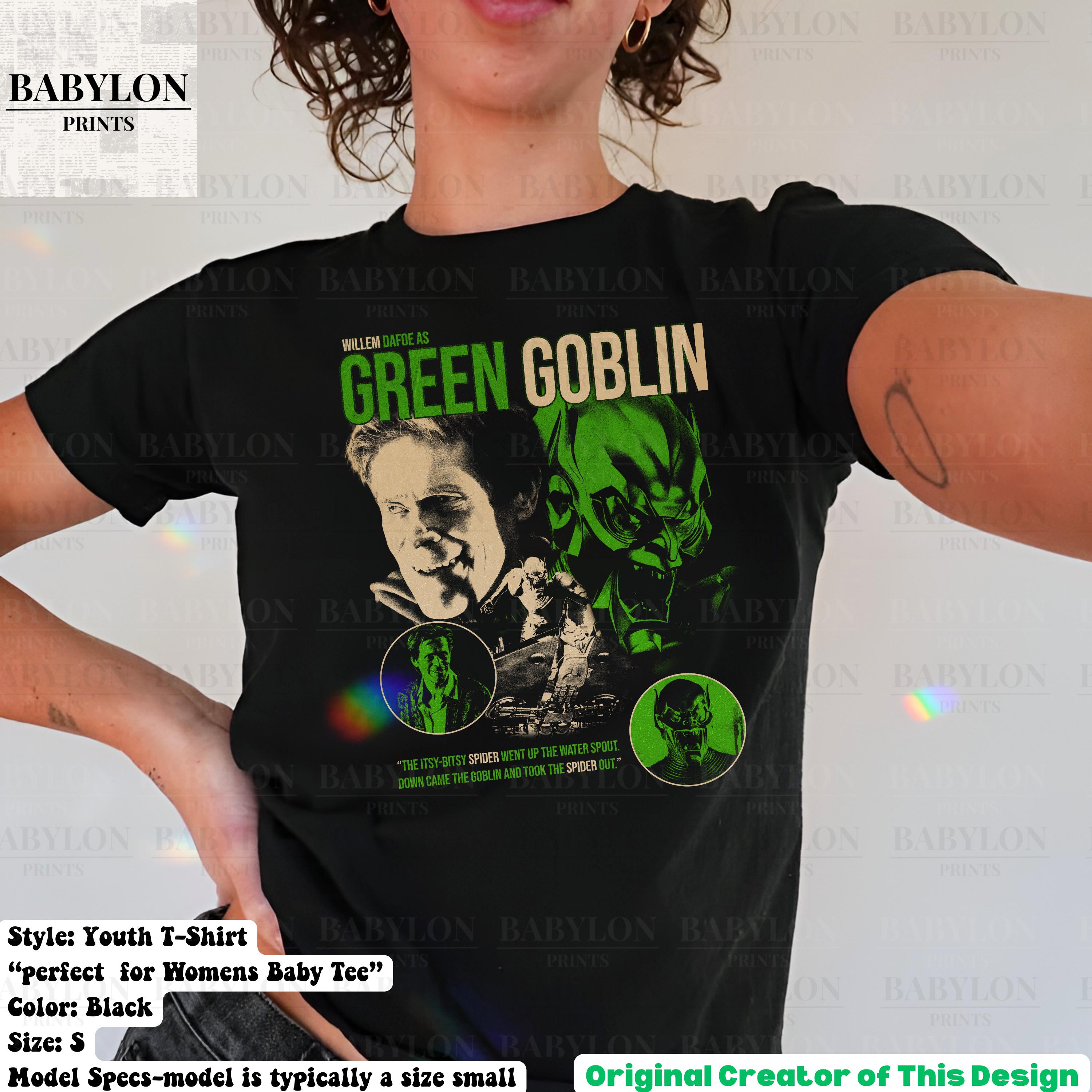 Vintage Green Goblin Spiderman Shirt: Green Goblin Marvel Tshirt