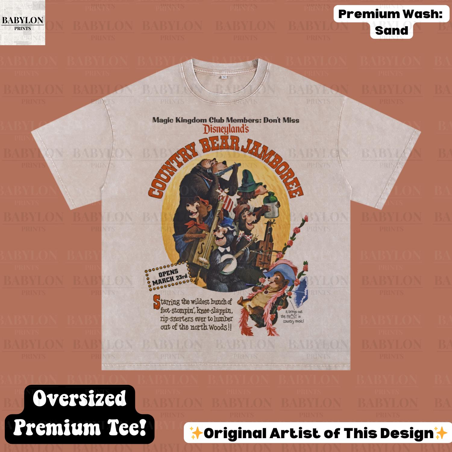 特大カントリーベアジャンボリーTシャツ：グリズリーホールカントリー