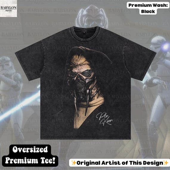 特大マスタープロ・クーン スターウォーズ Tシャツ クローンウォーズ 