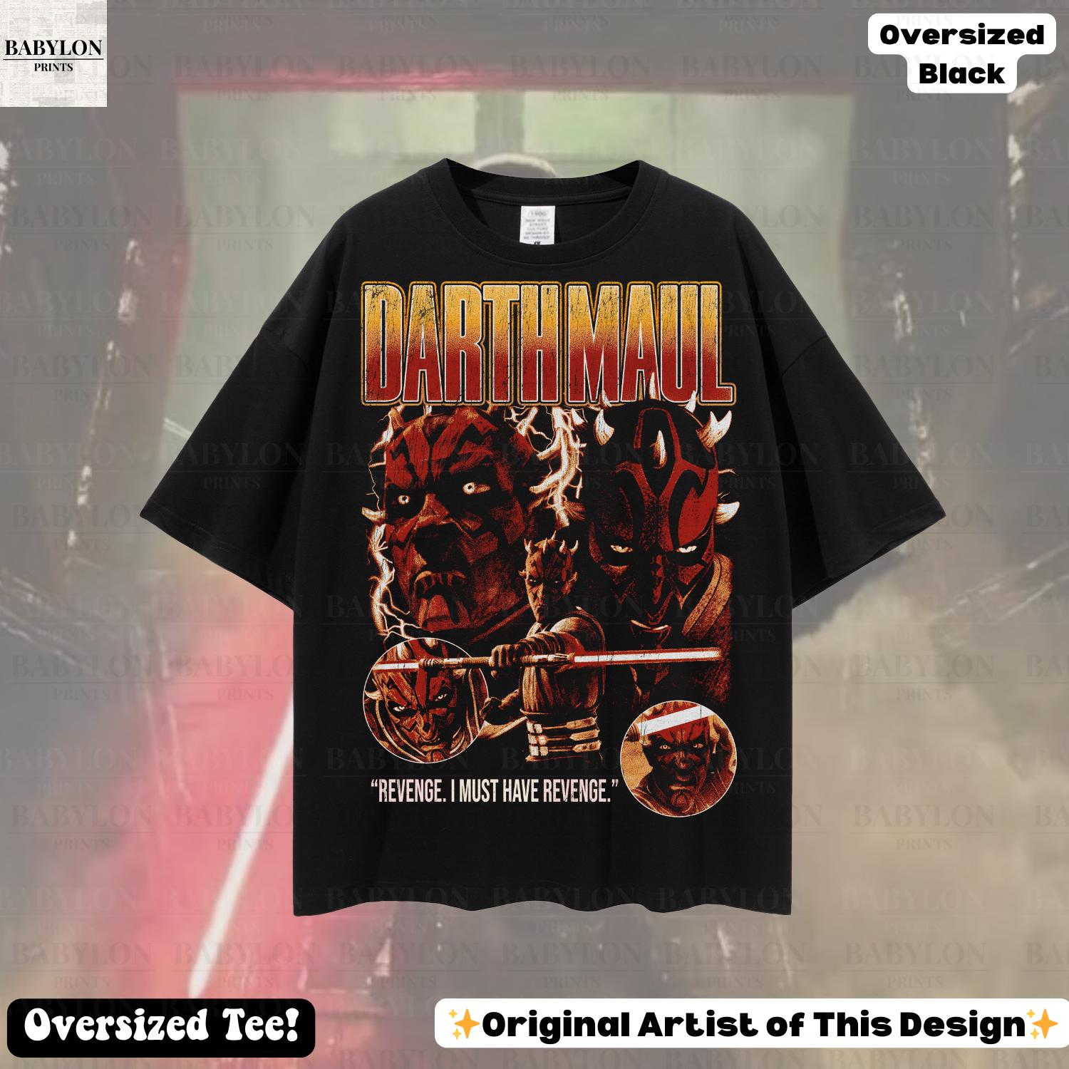 Oversized Darth Maul Star Wars Shirt: Maul Shadow Lord T-shirt