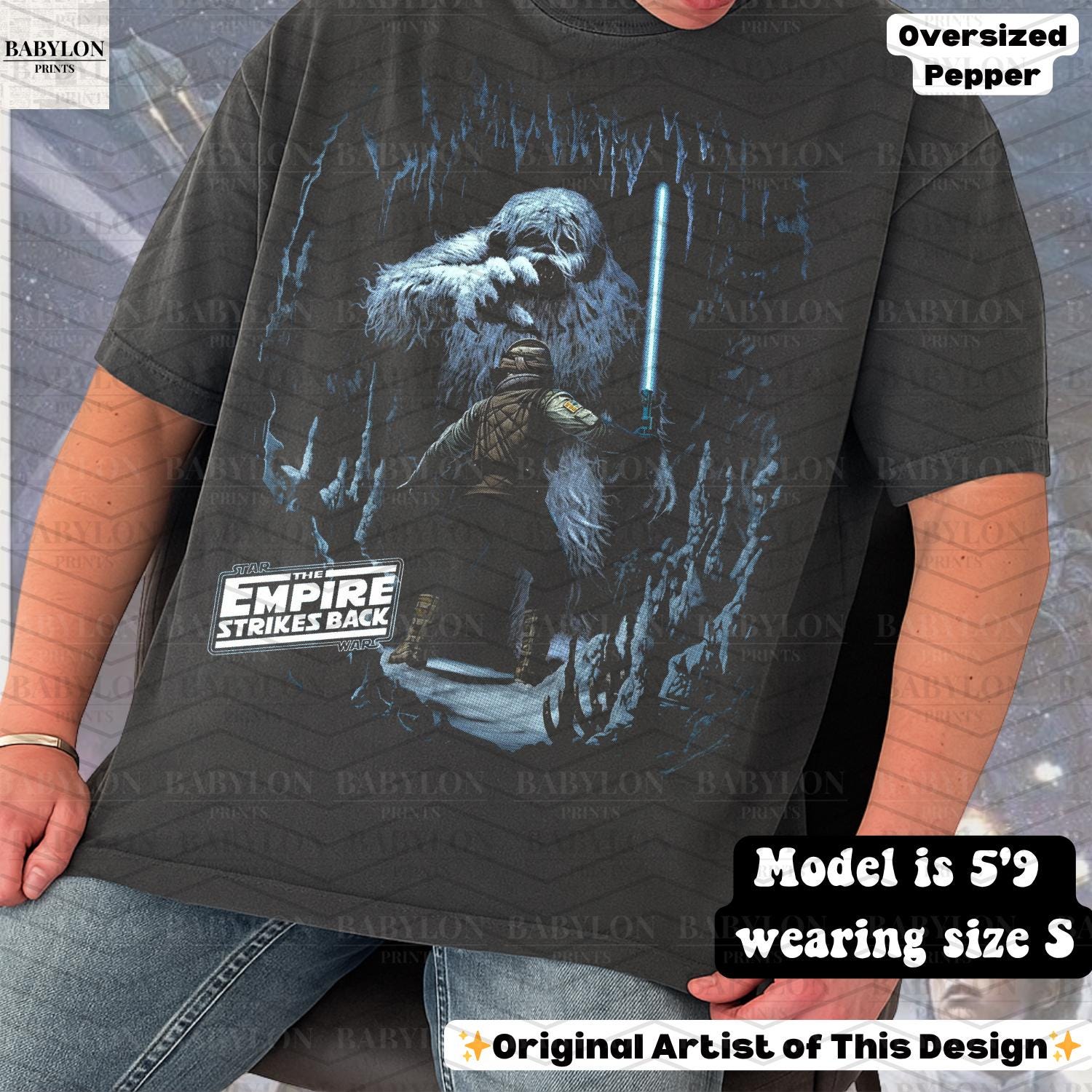 Oversized the Empire Strikes Back Shirt Star Wars Movie Poster