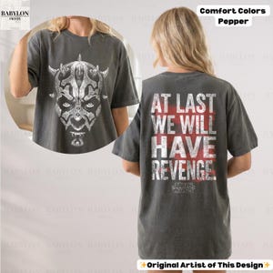 Vintage Darth Maul Star Wars-shirt: Darth Maul Shadow Lord hoodie, Clone Wars-T-shirt, Star Wars Phantom Menace-sweater, Disneyworld-shirt afbeelding 14