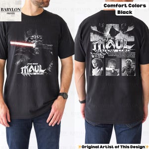 Vintage Darth Maul Shadow Lord Shirt: Star Wars Darth Maul Hoodie, Star Wars Clone Wars Tee, Maul Sweatshirt, Disneyworld Sith Lord Shirt Classic Unisex Crewneck T-shirt - Black