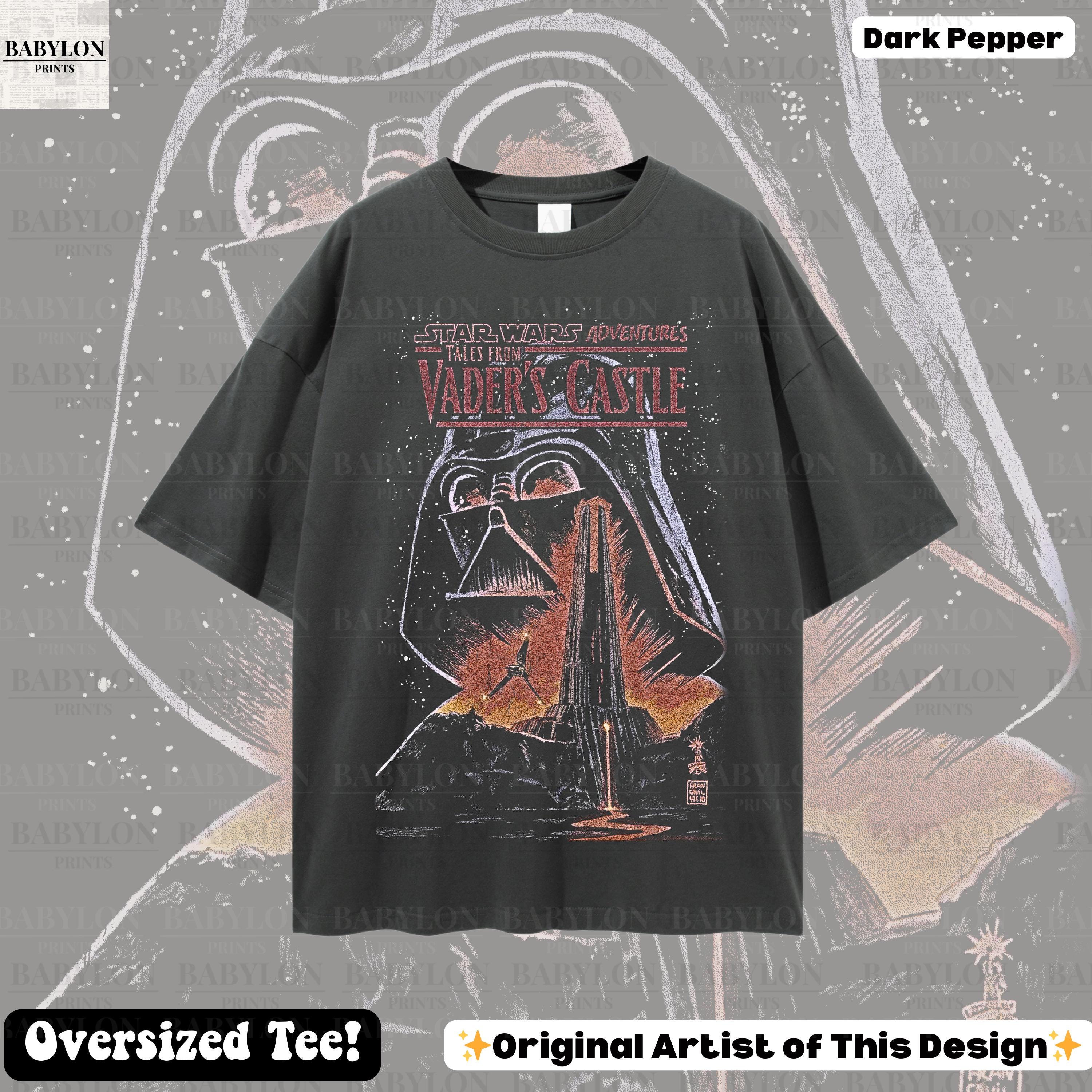 Oversized Vintage Darth Vader Shirt Vader's Castle Star Wars Shirt