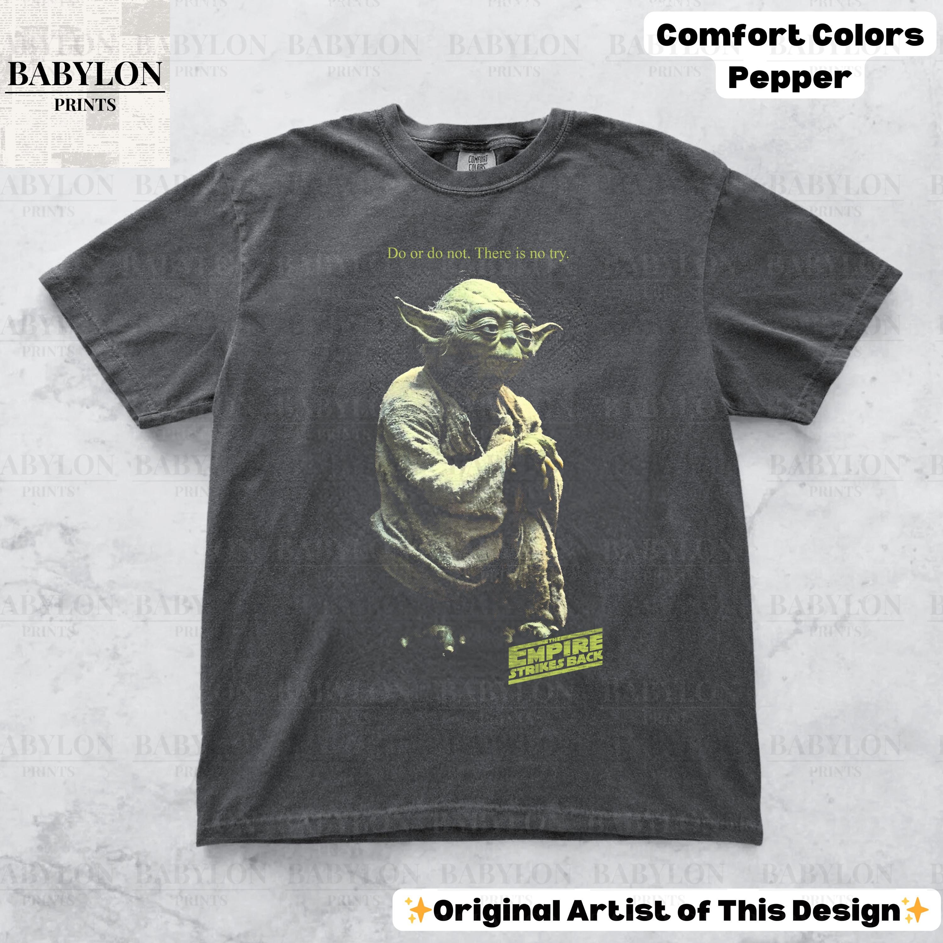 トップス 90s star wars yoda tee noroll Vintage Star Wars Yoda T Shirt | Vintage Star Wars Tee, Empire