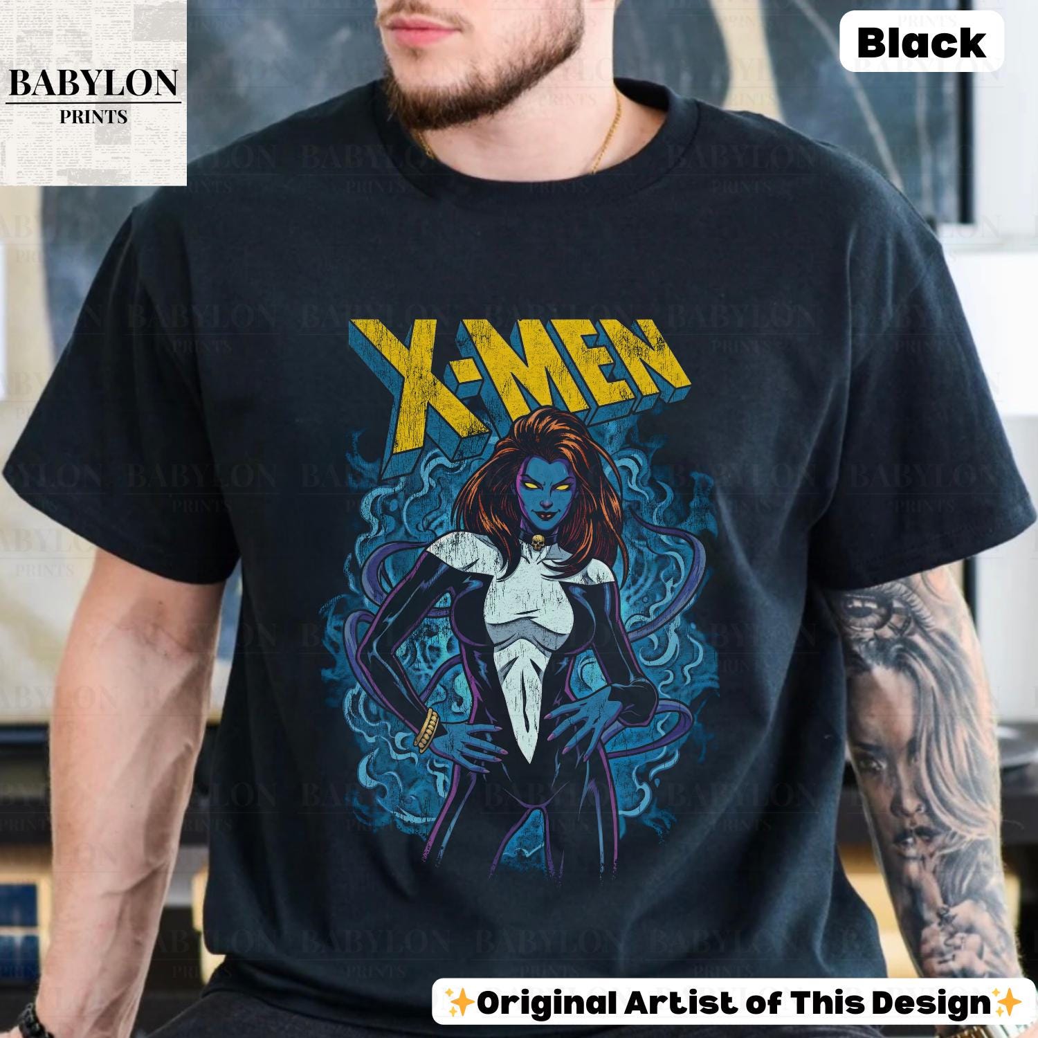 Vintage Mystique X-men Shirt: Vintage Marvel Mutant Tee, Marvel