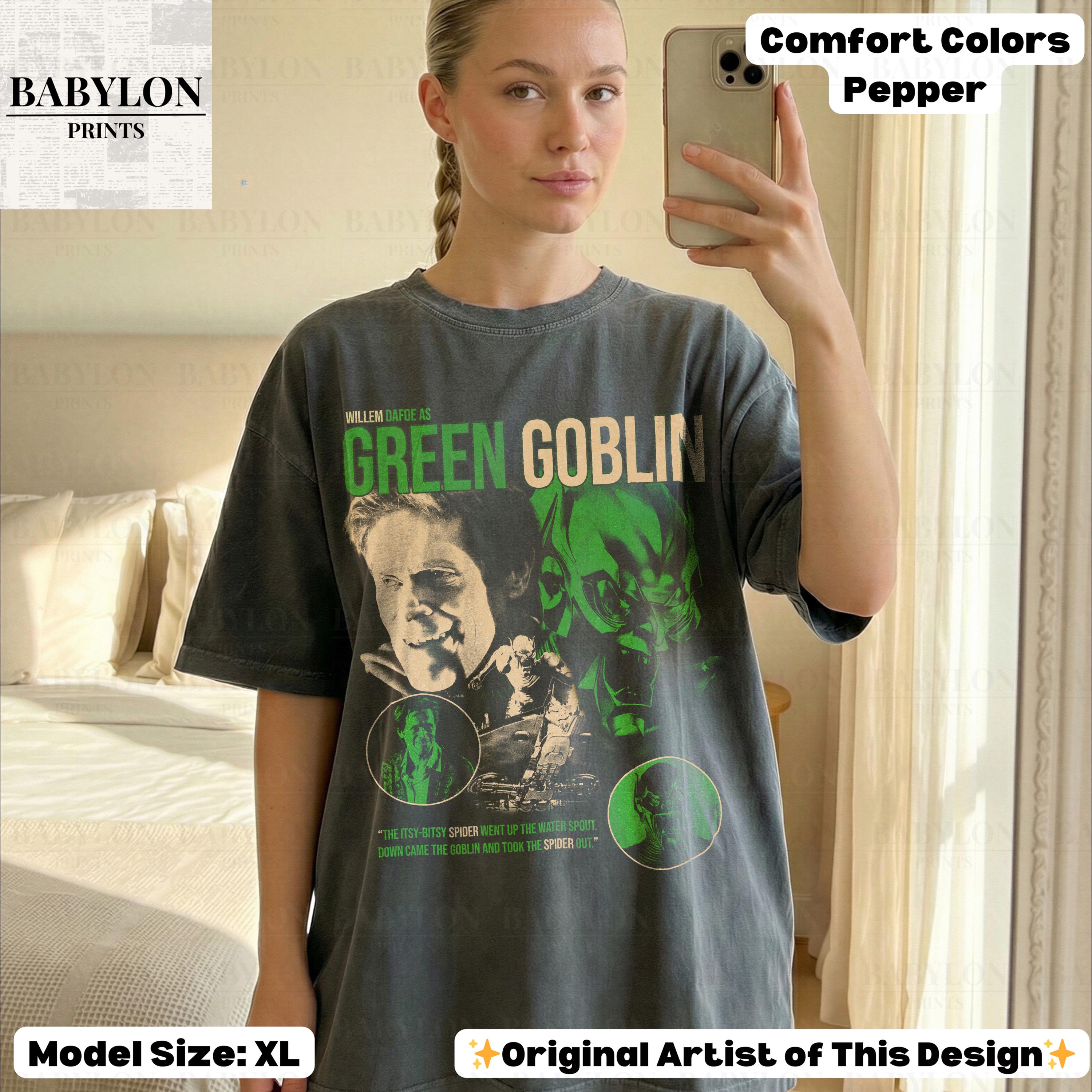 Vintage Green Goblin Spiderman Shirt: Green Goblin Marvel Tshirt