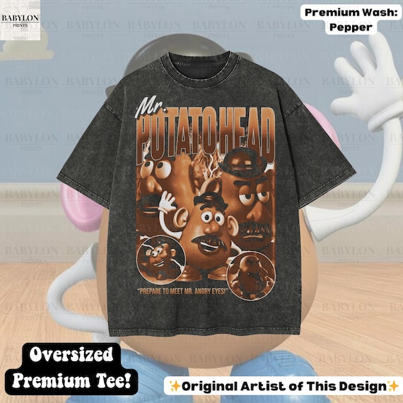 Oversized Toy Story Mr Potato Head Shirt: Disneyland Potato Head 