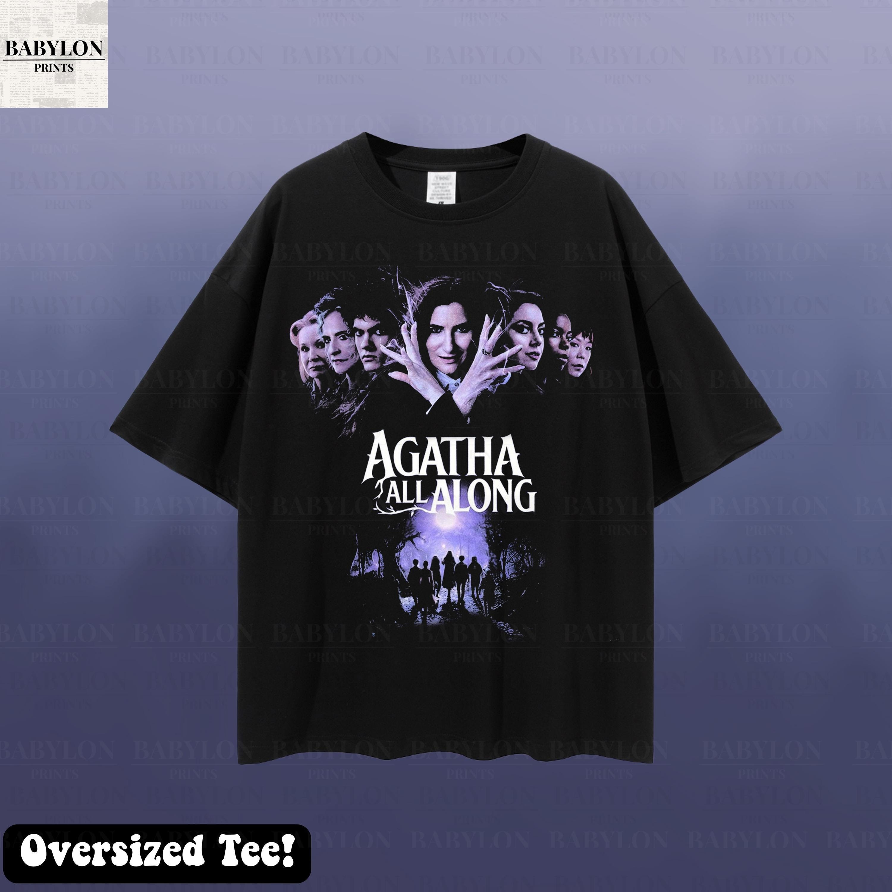 Oversized Agatha All Along T Shirt Marvel Show Shirt Disney