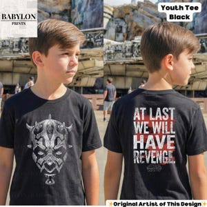 Vintage Darth Maul Star Wars-shirt: Darth Maul Shadow Lord hoodie, Clone Wars-T-shirt, Star Wars Phantom Menace-sweater, Disneyworld-shirt afbeelding 16