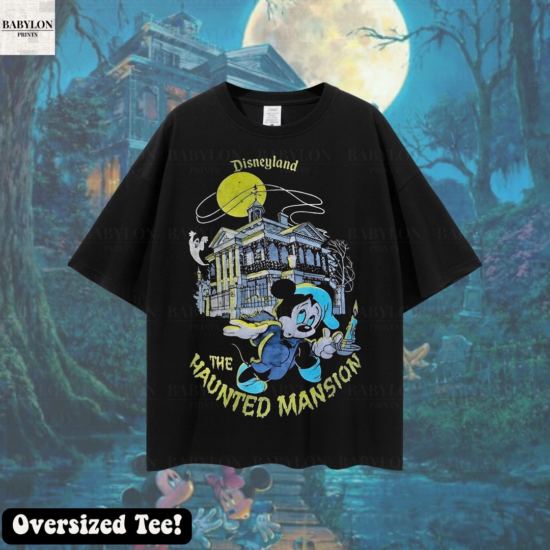 新品未使用 Haunted Mansion Disney Tシャツ XL Vintage Disney the Haunted Mansion Shirt, Mickey's Not so Scary