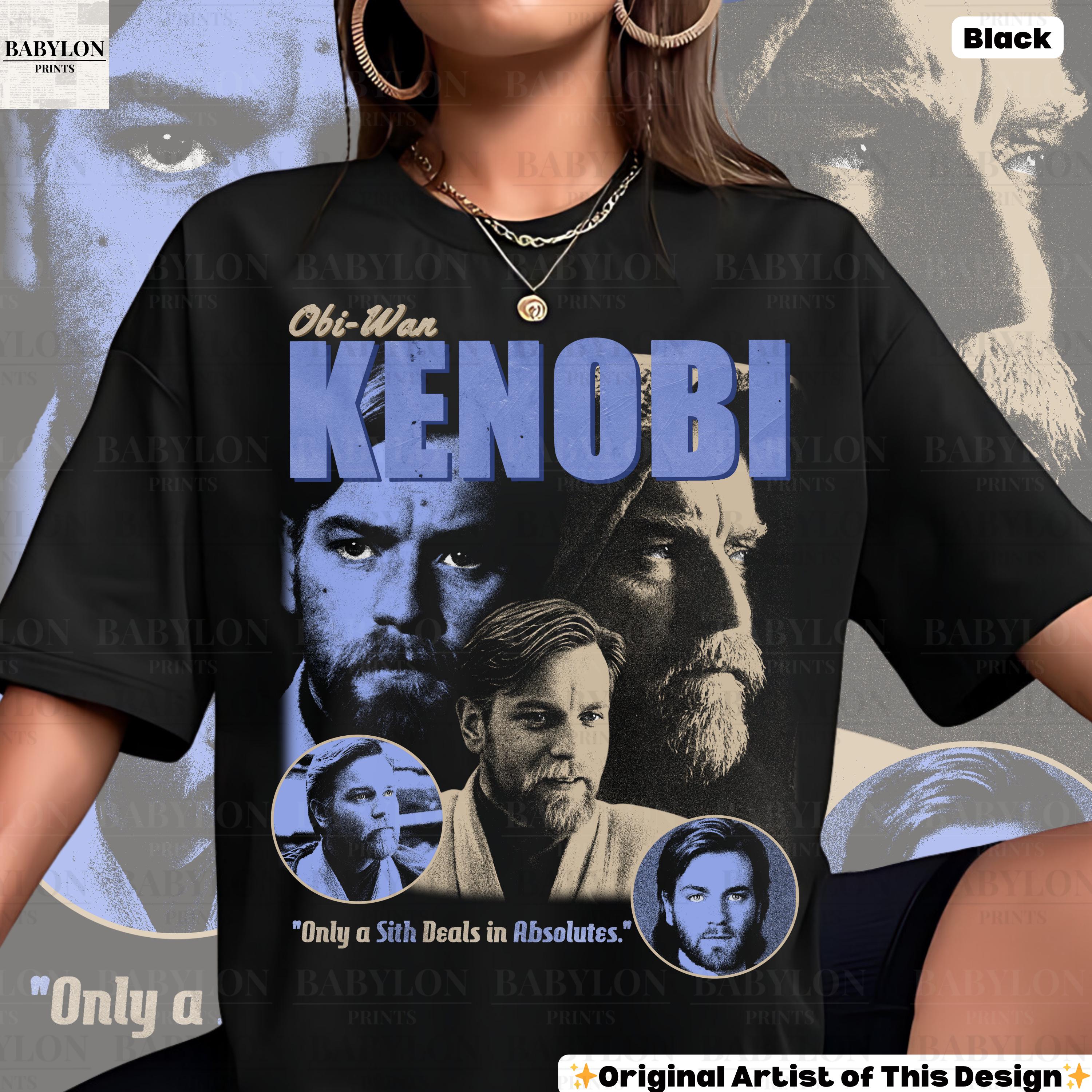 Oversized Obi-wan Kenobi Shirt Vintage T-shirt | Star Wars Revenge