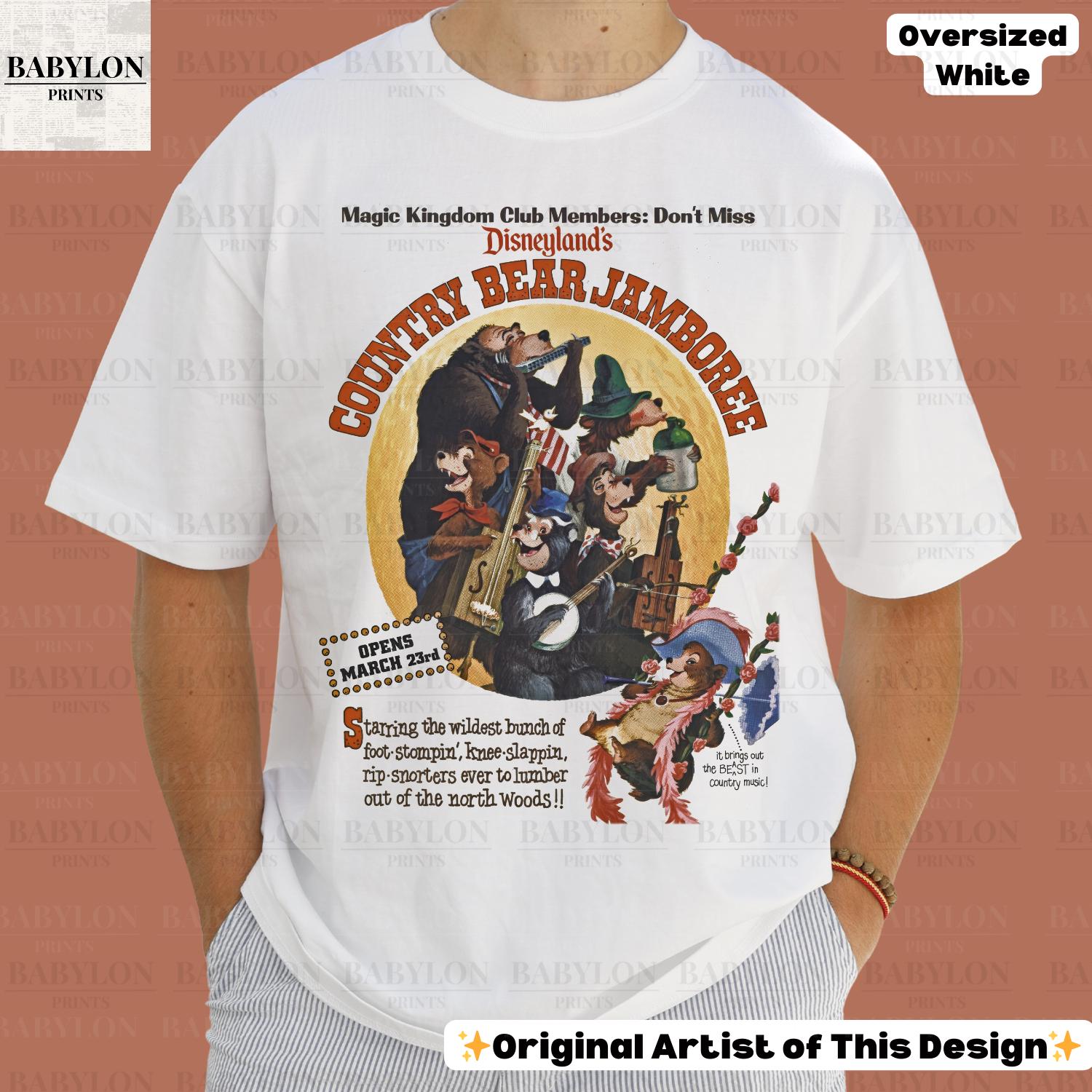特大カントリーベアジャンボリーTシャツ：グリズリーホールカントリー