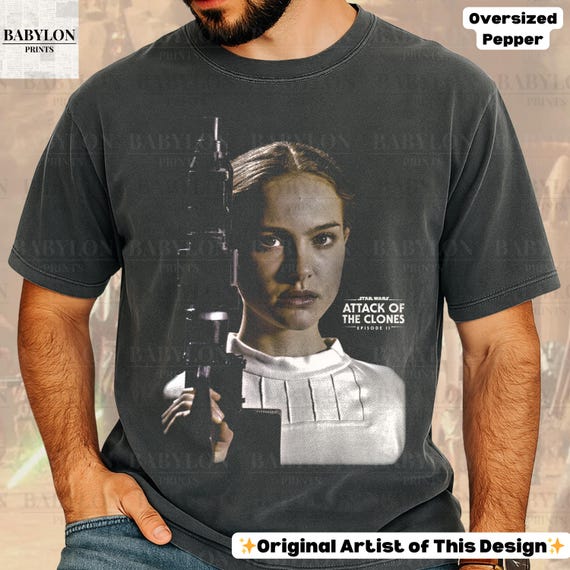 Oversized Padmé Amidala Shirt: Padme Attack of the Clones Shirt
