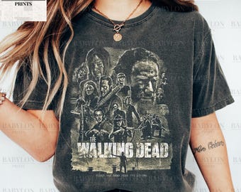 ウォーキング・デッド グループTシャツ TWDシャツ、ダリル・ディクソン