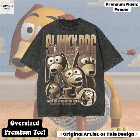 Oversized Slinky Dog Toy Story Shirt: Toy Story Slinky Dog T-shirt