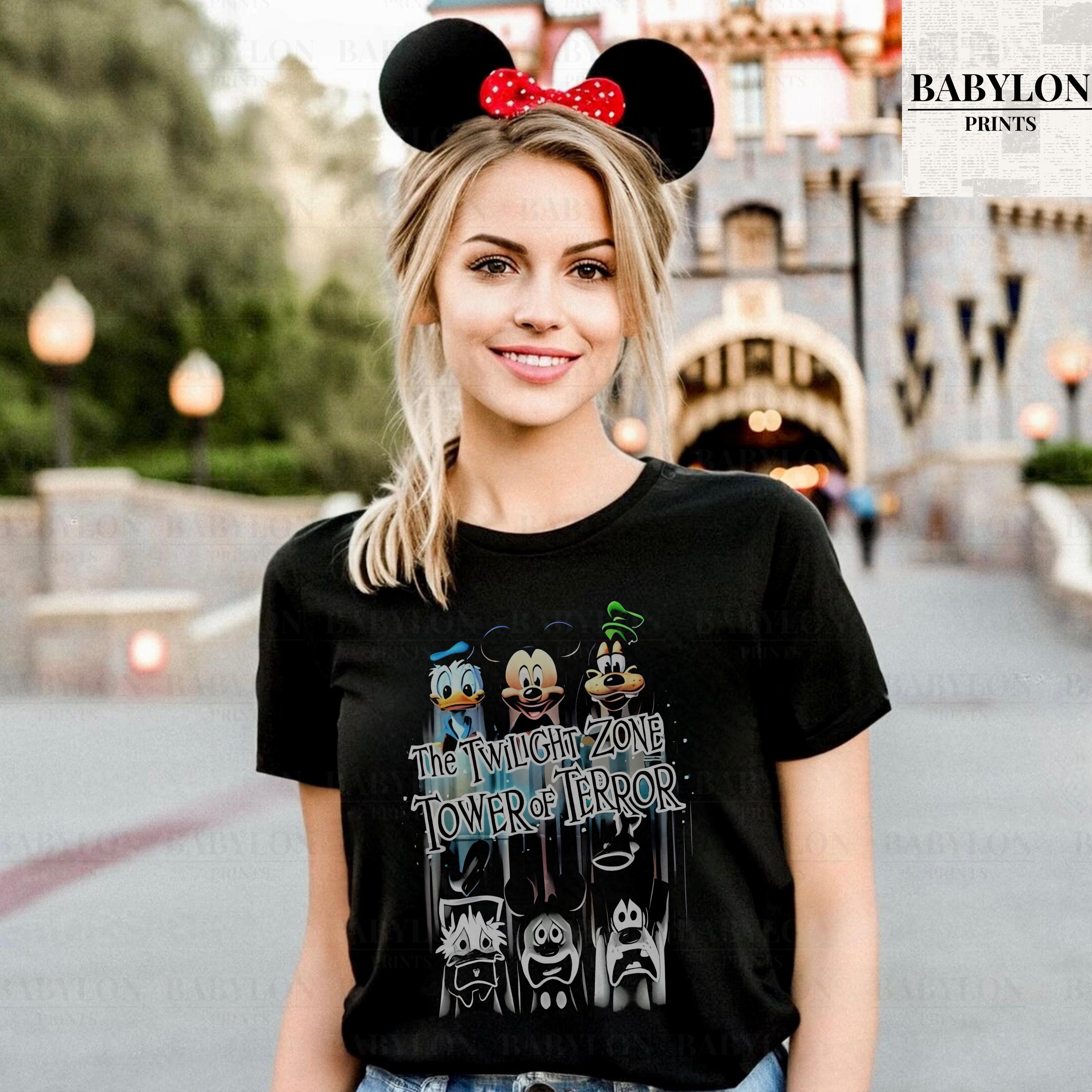 Vintage Tower of Terror Mickey Shirt, Disney Rides Shirt