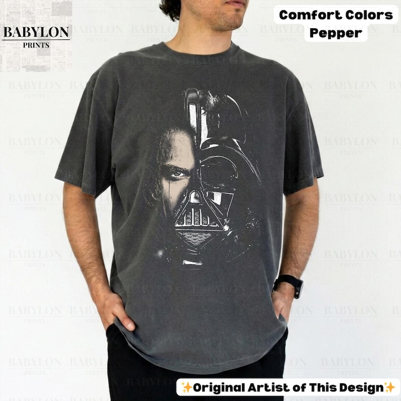 Vintage Anakin Darth Vader Star Wars Shirt: Star Wars Anakin Skywalker Sweatshirt, Star Wars Disneyworld Hoodie, Disneyland Vader Shirt image 3