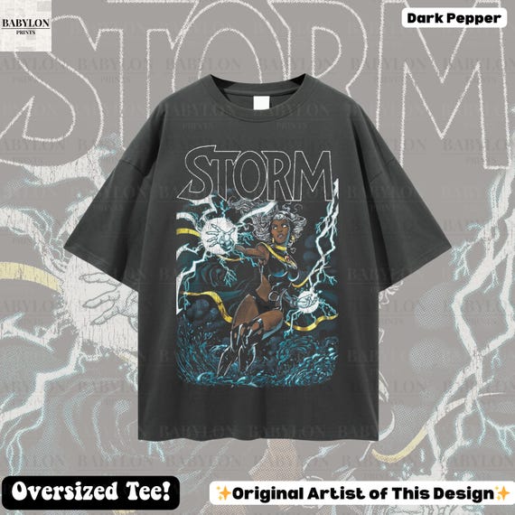 Oversized Marvel X-men Storm Shirt | Xmen Mutant Shirt Avengers