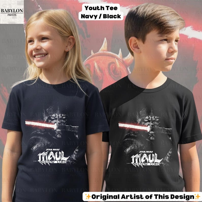 Oversized Darth Maul Shadow Lord Shirt: Star Wars Maul Hoodie, Star Wars Shadow Lord Sweatshirt, Disneyworld Clone Wars Shirt, Maul Gift image 14