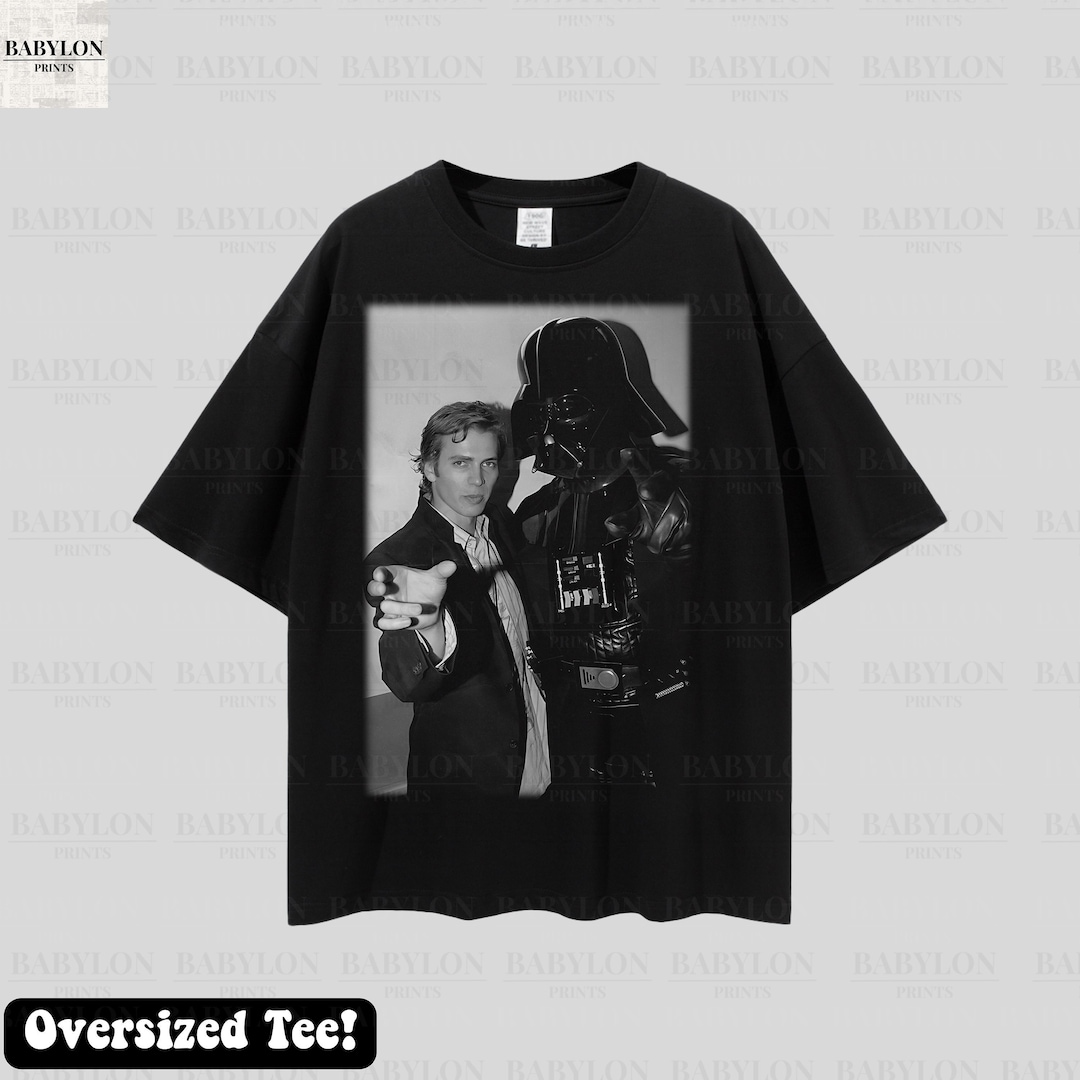Oversized Hayden Christensen Darth Vader T Shirt Star Wars Oversized Hayden Christensen Darth Vader T Shirt Star Wars