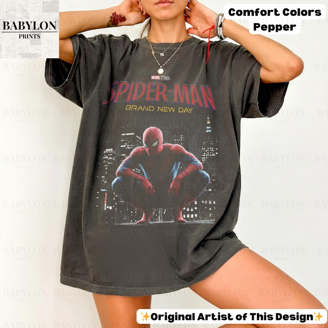 Vintage Spider-man Brand New Day T-shirt: Spiderman Marvel T-shirt, Tom ...