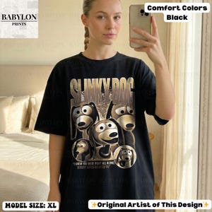 Vintage Slinky Dog Toy Story Shirt: Toy Story 5 T-Shirt, Disneyland Shirt, Disneyland Pixar Pier Tee, Disneyworld matching family shirts ComfortColor-Black