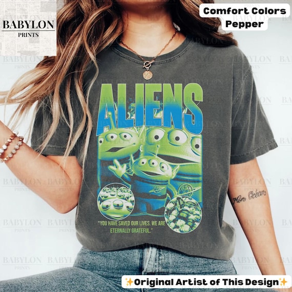 Toy Story Aliens T Shirt, Retro Alien Toy Story Disneyland WDW