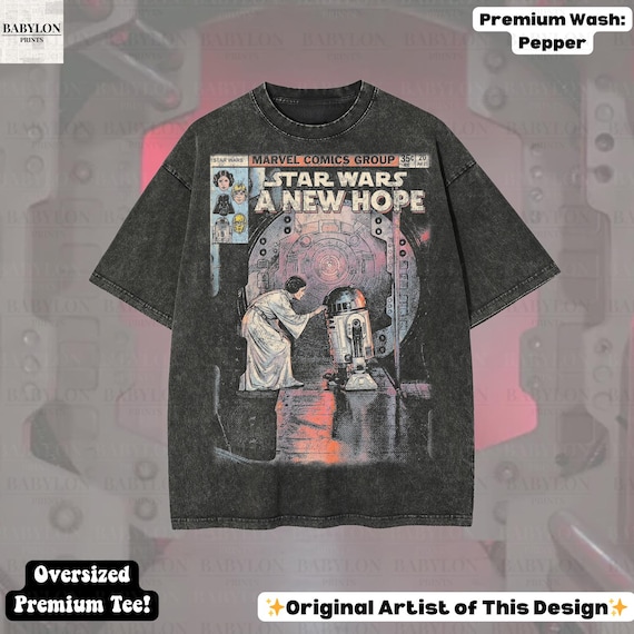 Oversized Star Wars A New Hope Shirt: Disney Princess Leia Tee, Princess Leia Organa and R2-D2 Sweatshirt, Star Wars Galaxys edge hoodie
