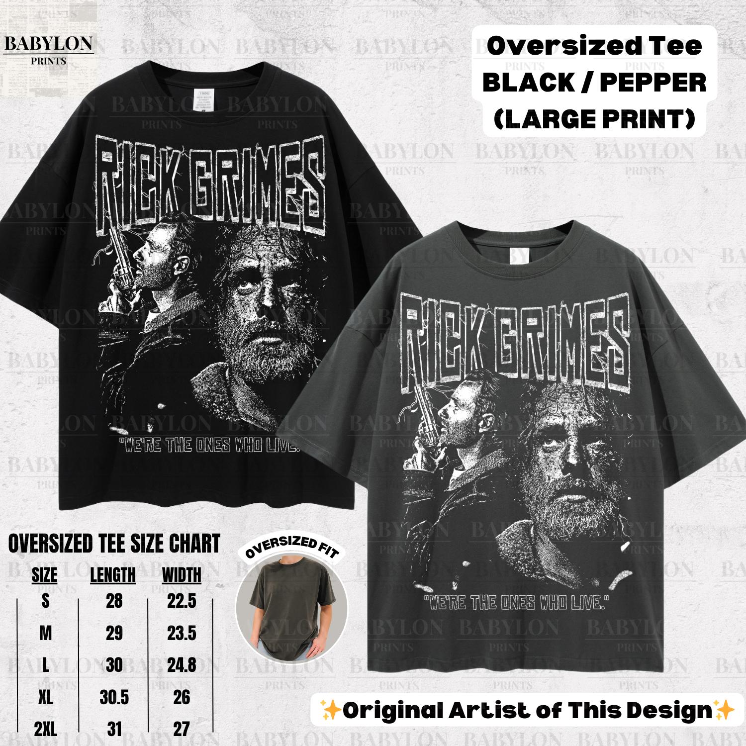 The Walking Dead Rick Grimes T Shirt the Walking Dead Gift TWD
