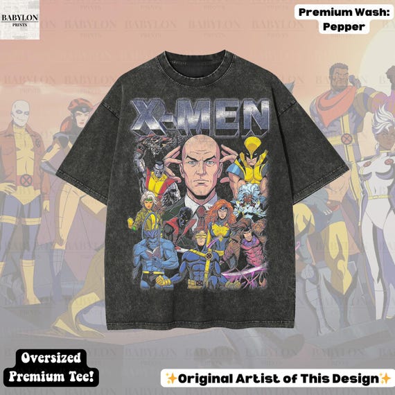 Oversized X-men Marvel Shirt: Xmen 97 Shirt, Wolverine Cyclops