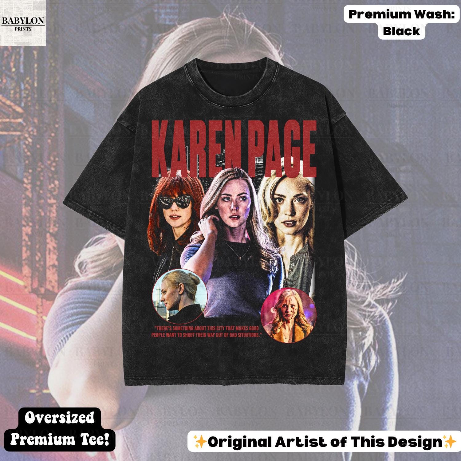 Karen Page Shirt - Etsy