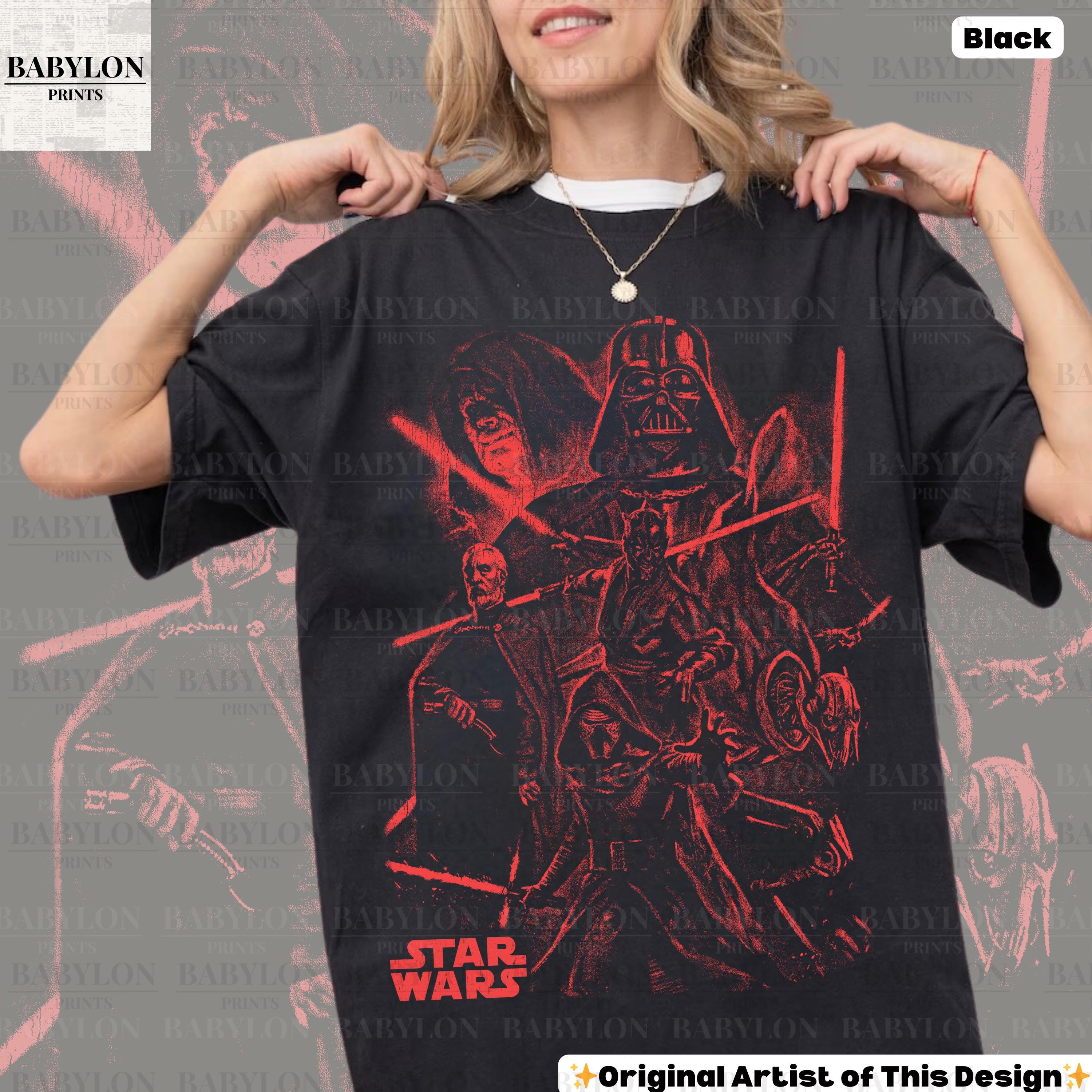 特大ヴィンテージ スターウォーズ ヴィランズ Tシャツ ダースベイダー 