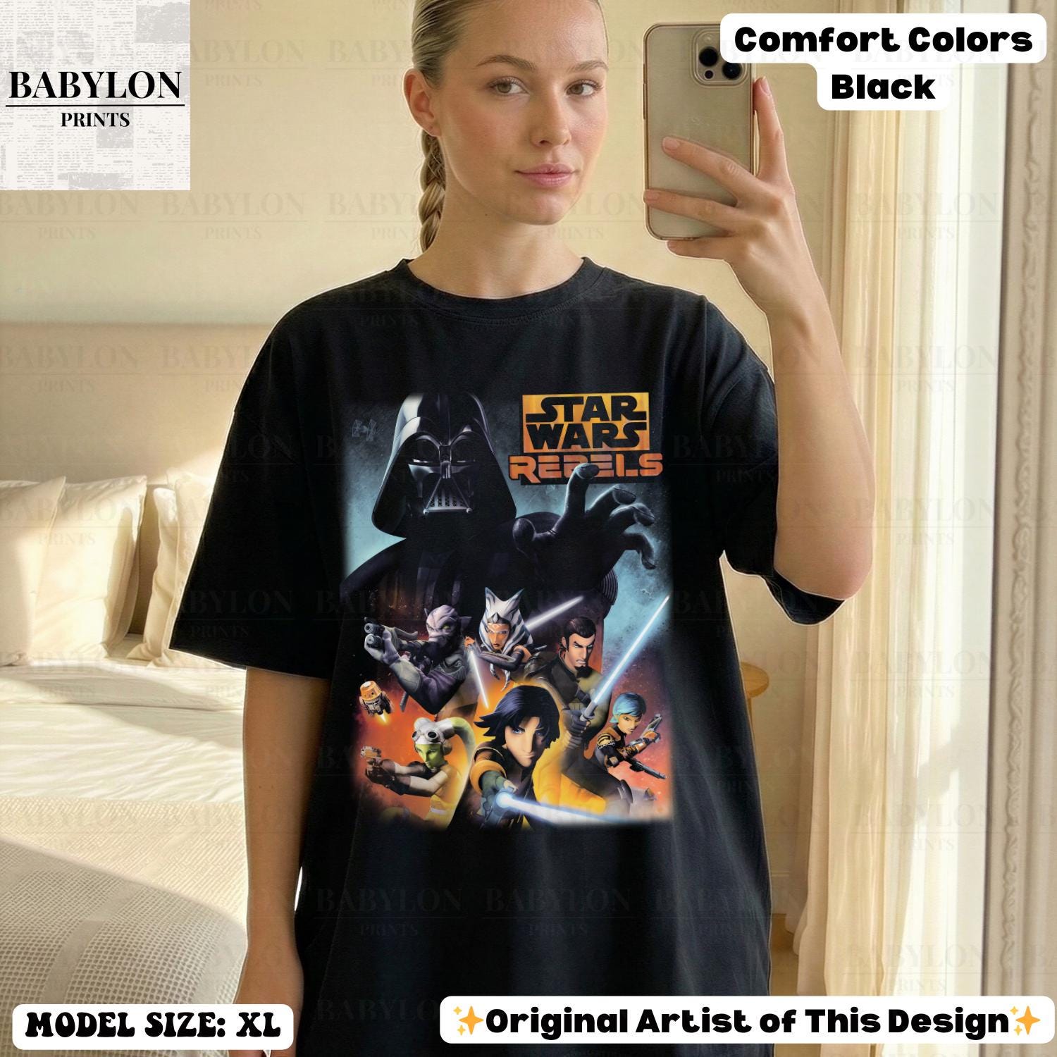 Vintage Star Wars Rebels T Shirt: Ghost Crew Shirt, Ezra Bridger