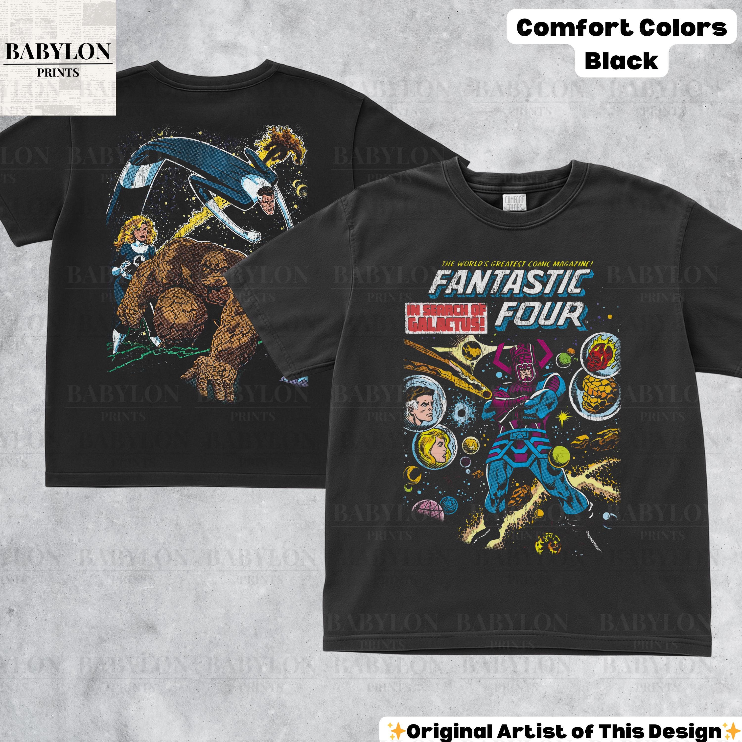Vintage Fantastic Four T Shirt Vintage Fantastic Four First Steps Shirt Marvel Shirt Fantastic 4 Marvel Comic Tee Reed Richards Sue Storm