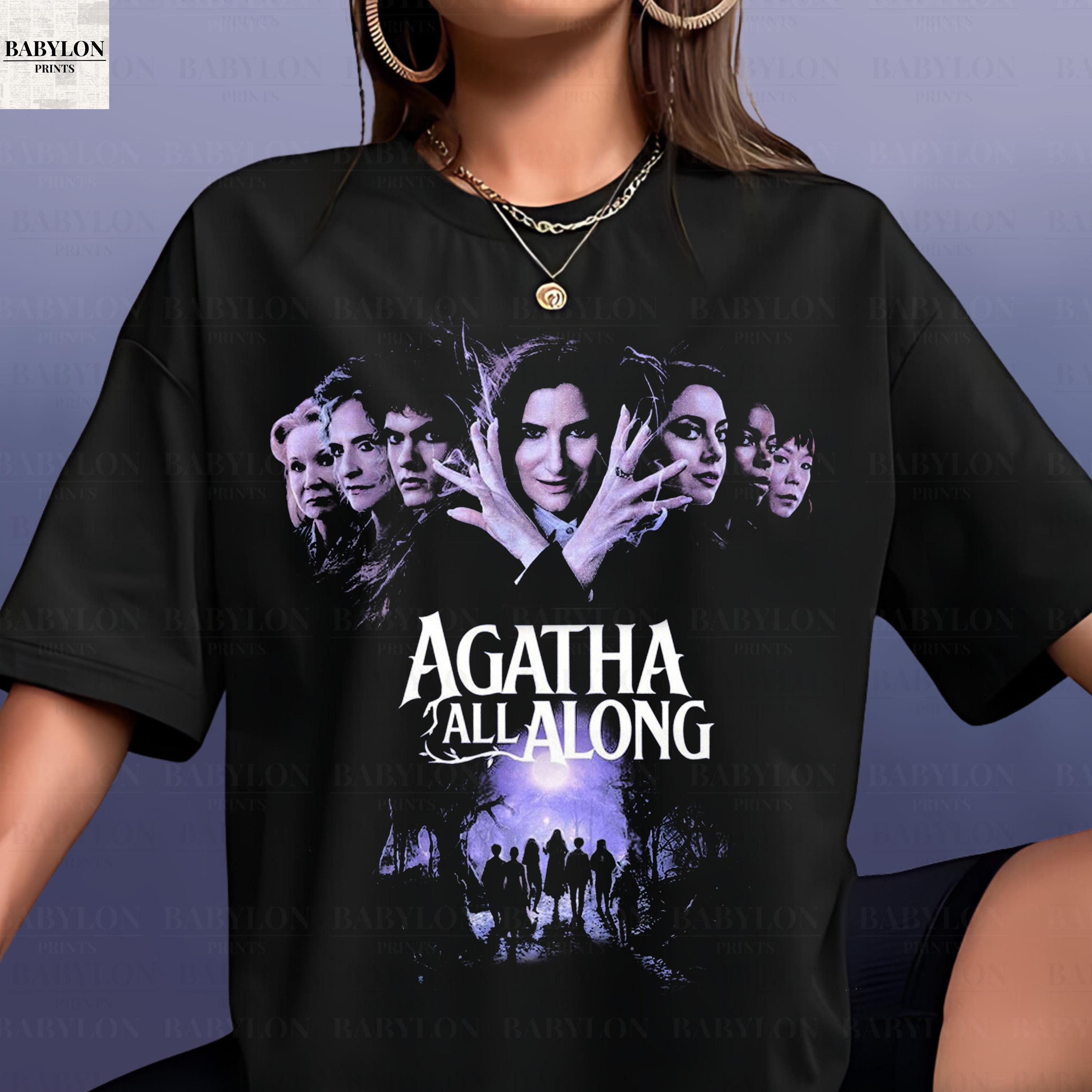 Oversized Agatha All Along T Shirt Marvel Show Shirt Disney