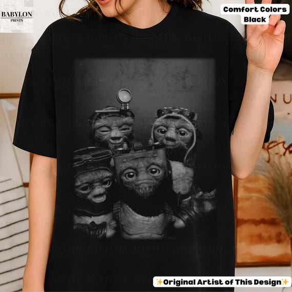 Vintage Anzellans Star Wars Shirt: Star Wars Mandalorian and Grogu