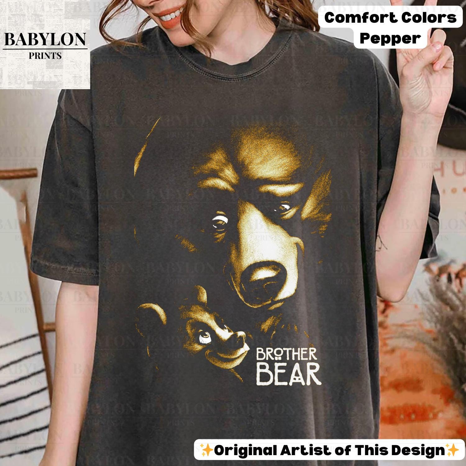 Vintage Brother Bear Kenai Koda T-shirt, Disney Brotherhood Shirt