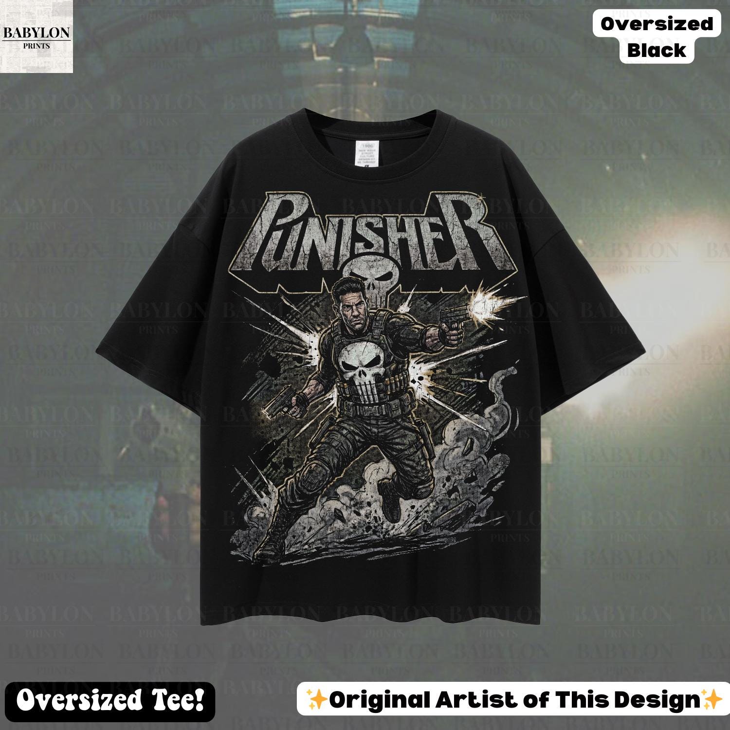 Oversized Punisher Shirt: Jon Bernthal Punisher Hoodie, Frank