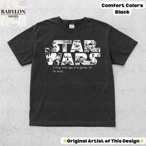 Vintage Star Wars T Shirt, Star Wars Original Trilogy Shirt, Star Wars A New Hope Shirt Disneyland Shirt Luke Skywalker Darth Vader Leia tee